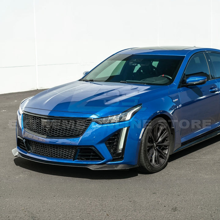 2020-Up Cadillac CT5-V Blackwing CARBON FIBER Front Splitter Side Wheel Arch