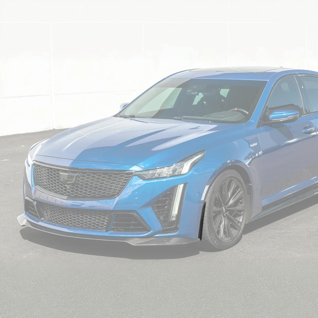 2020-Up Cadillac CT5-V Blackwing CARBON FIBER Front Splitter Side Wheel Arch