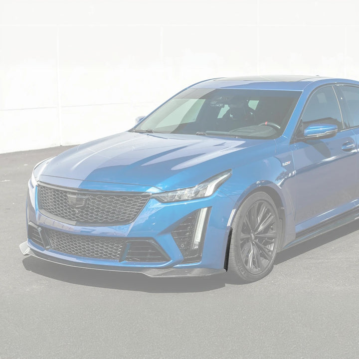 2020-Up Cadillac CT5-V Blackwing CARBON FIBER Front Splitter Side Wheel Arch