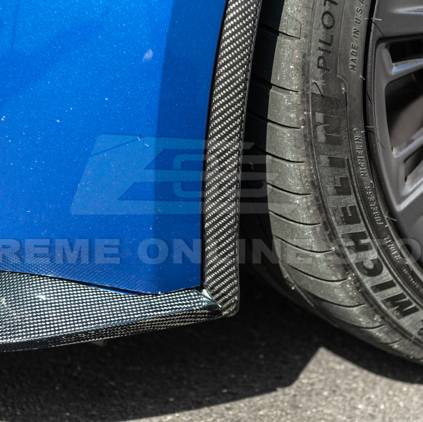 2020-Up Cadillac CT5-V Blackwing CARBON FIBER Front Splitter Side Wheel Arch