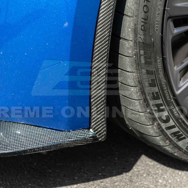2020-Up Cadillac CT5-V Blackwing CARBON FIBER Front Splitter Side Wheel Arch