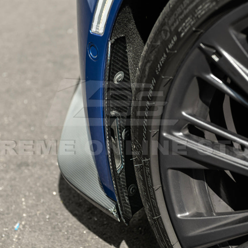 2020-Up Cadillac CT5-V Blackwing CARBON FIBER Front Splitter Side Wheel Arch