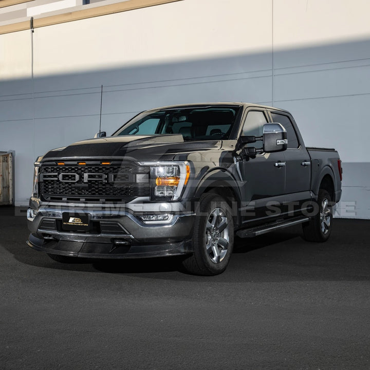 2021-Up Ford F-150 EOS Performance CARBON FIBER 2Pcs Front Bumper Lip Splitter