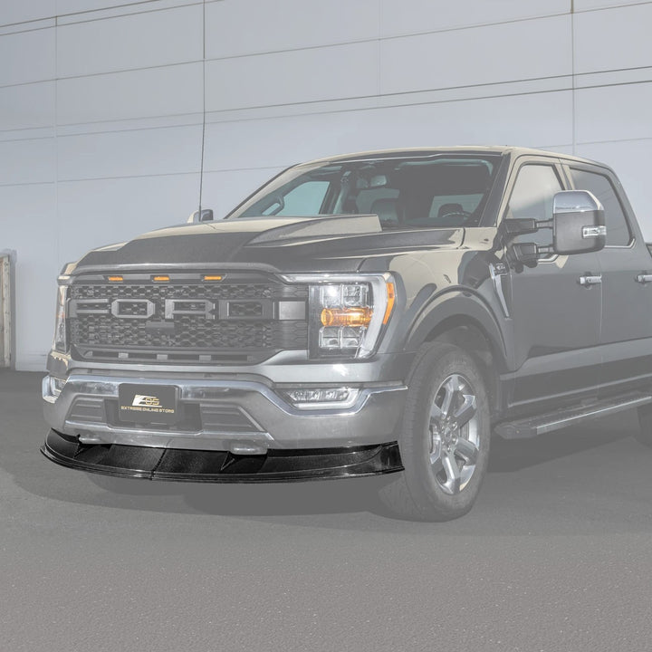 2021-Up Ford F-150 EOS Performance CARBON FIBER 2Pcs Front Bumper Lip Splitter