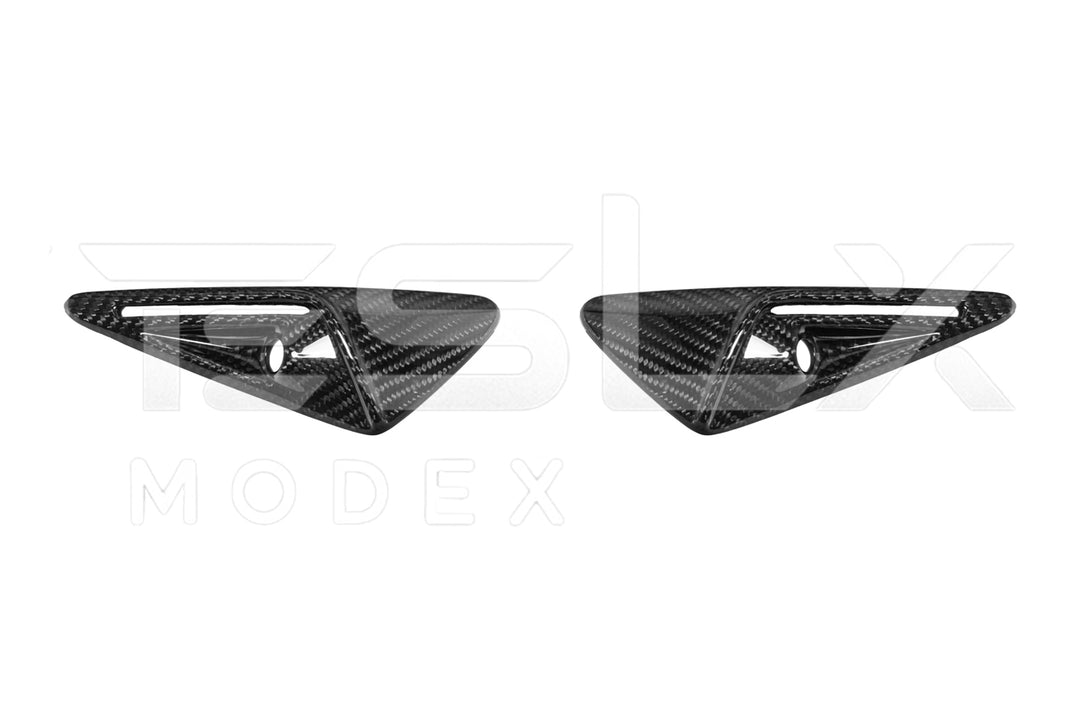 2020-23Tesla Model 3 &amp; 20-24 Y Carbon Fiber Exterior All Inclusive Camera Covers