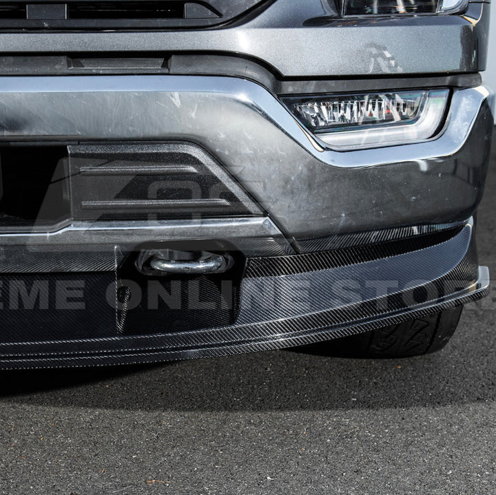 2021-Up Ford F-150 EOS Performance CARBON FIBER 2Pcs Front Bumper Lip Splitter