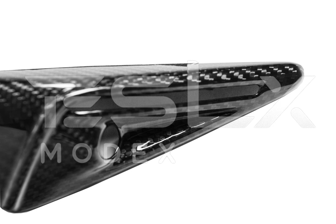 2020-23Tesla Model 3 &amp; 20-24 Y Carbon Fiber Exterior All Inclusive Camera Covers