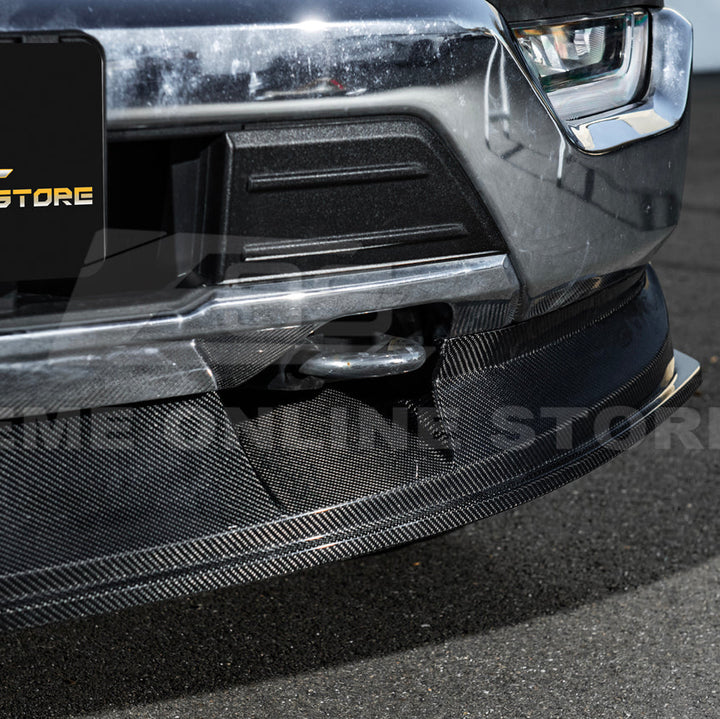 2021-Up Ford F-150 EOS Performance CARBON FIBER 2Pcs Front Bumper Lip Splitter