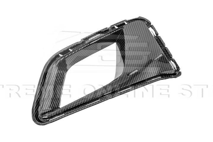 2019-24 Camaro ZL1 1LE Dry Cabon Fiber Front Air Duct Bezels &amp; Canard Dive Planes