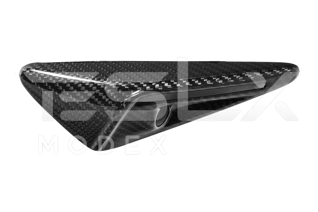 2020-23Tesla Model 3 &amp; 20-24 Y Carbon Fiber Exterior All Inclusive Camera Covers