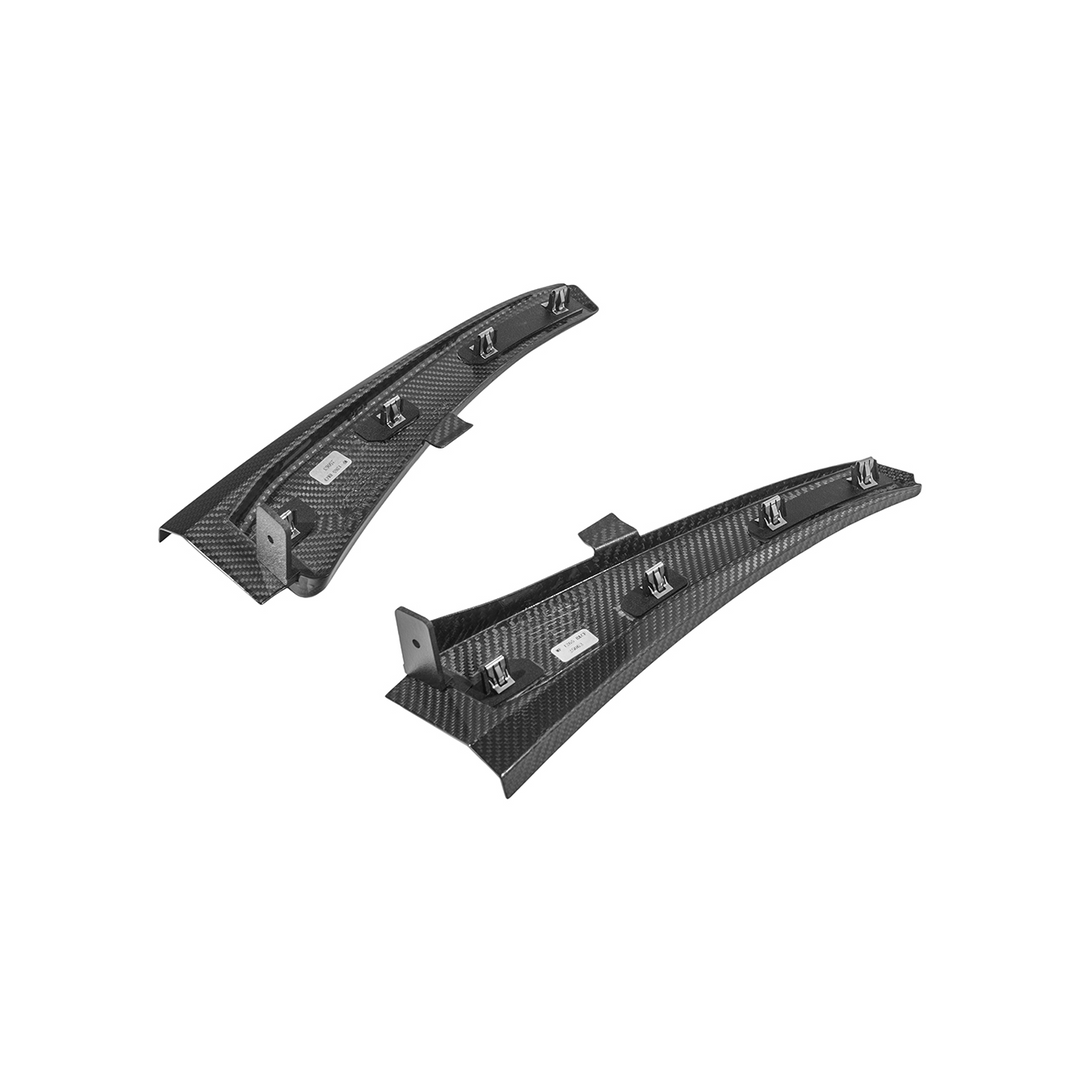 Corvette C8 Z06 XL Extended V2 Style Front Mud Flaps Guard