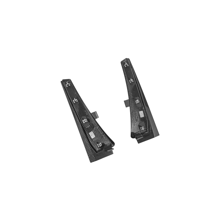 Corvette C8 Z06 XL Extended V2 Style Front Mud Flaps Guard