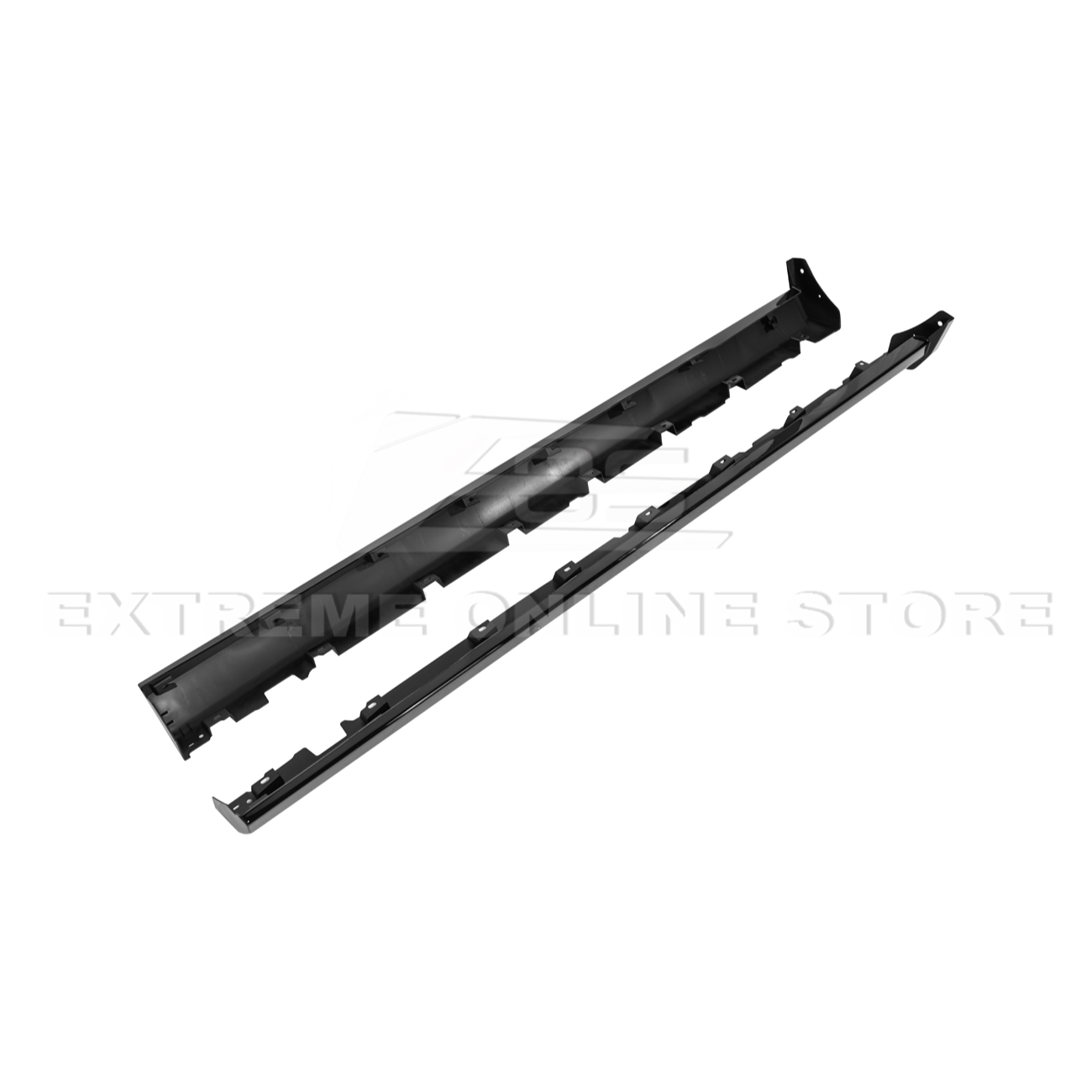 2010-14 Ford S197 Mustang GT500 Style Side Skirts Extension Pair