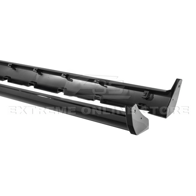 2010-14 Ford S197 Mustang GT500 Style Side Skirts Extension Pair