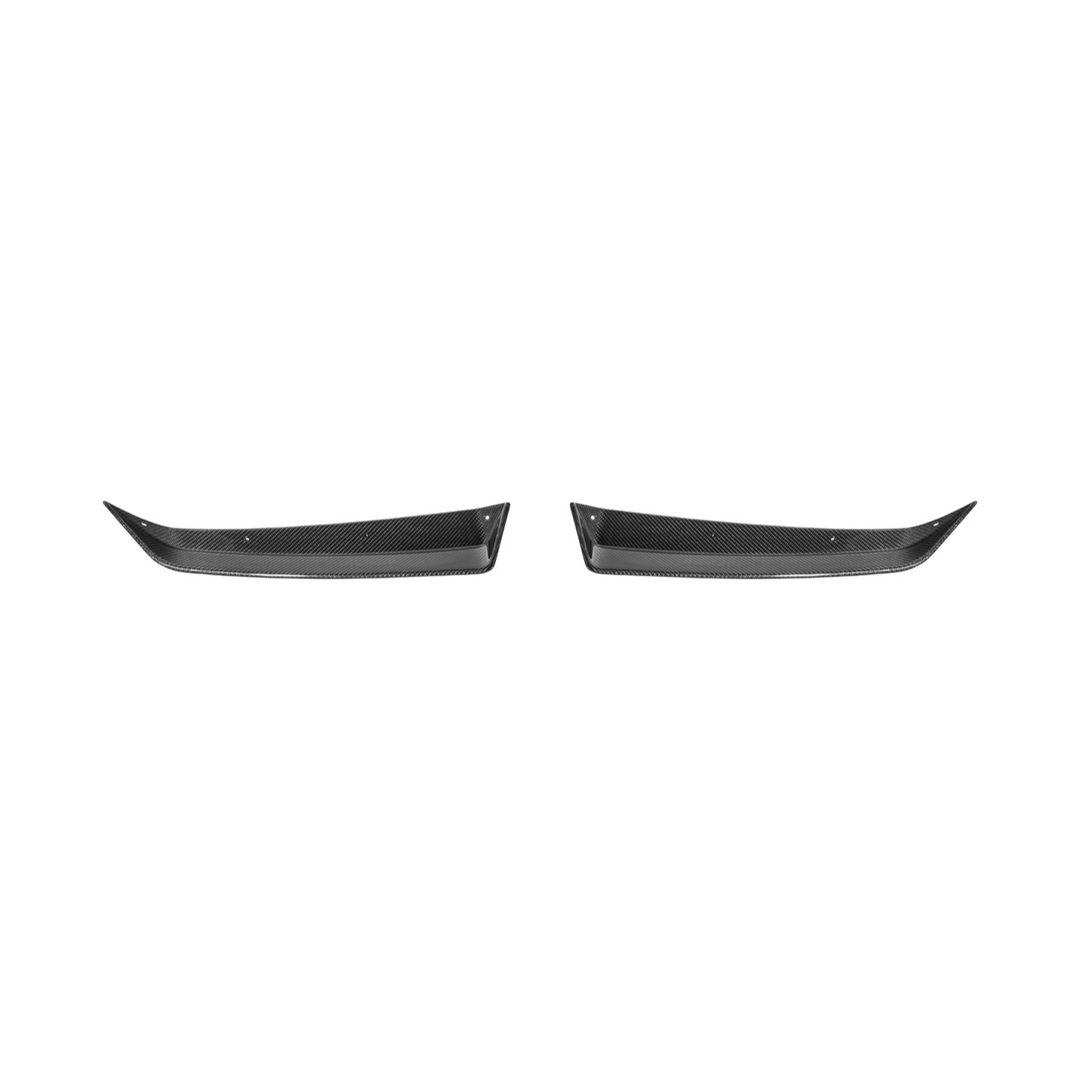 Corvette C8 Z06 DRY CARBON FIBER 1.5" Extended Rear Wing Wickerbill Winglets
