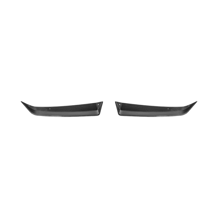 Corvette C8 Z06 DRY CARBON FIBER 1.5" Extended Rear Wing Wickerbill Winglets