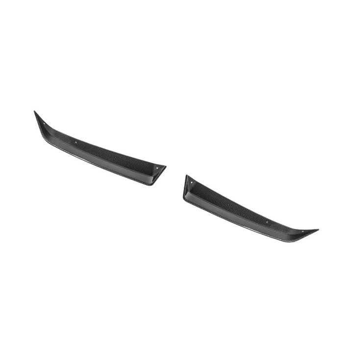 Corvette C8 Z06 DRY CARBON FIBER 1.5" Extended Rear Wing Wickerbill Winglets