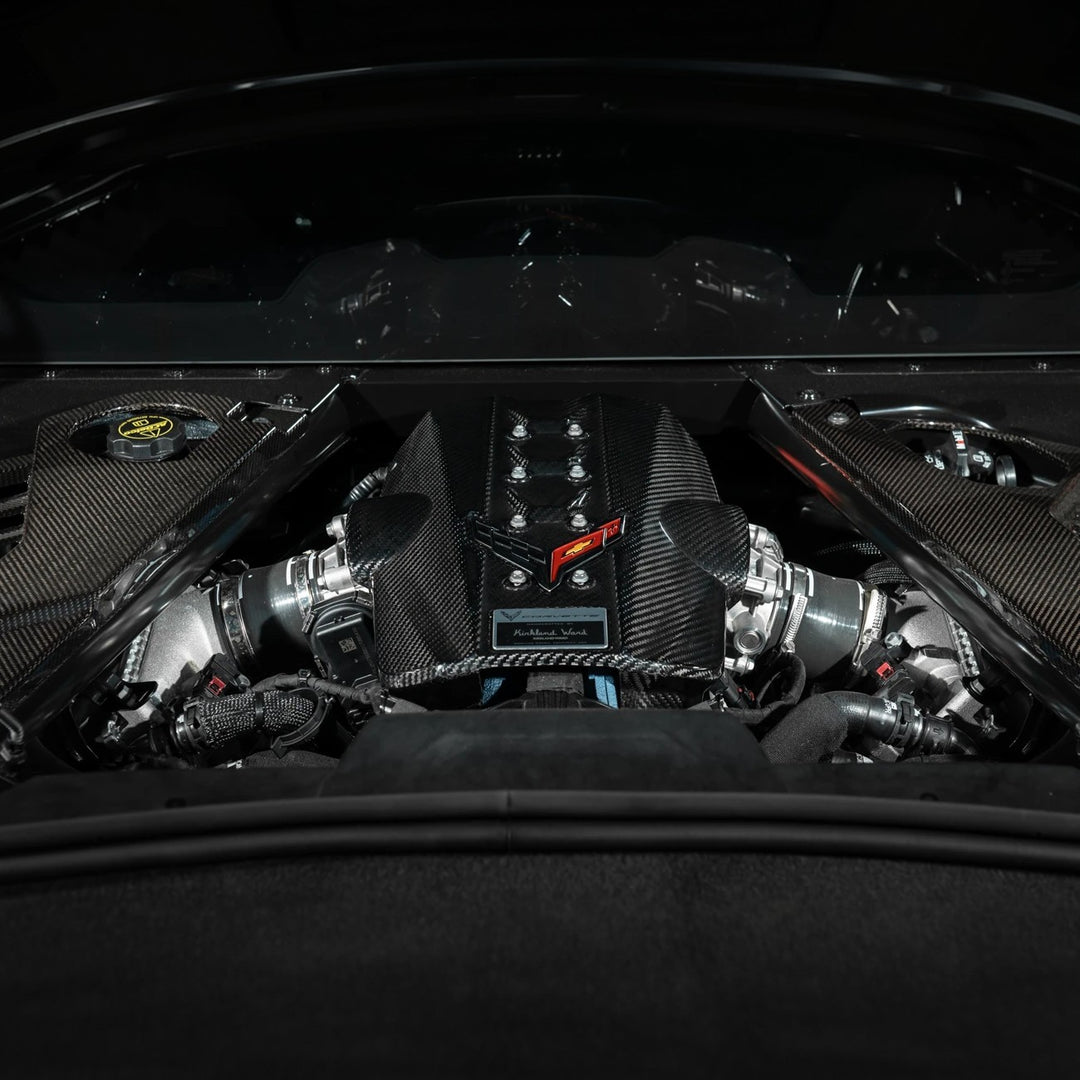 2025-Present Corvette C8 ZR1 | Dry Carbon Fiber Rear Engine Cover (One-Piece)
