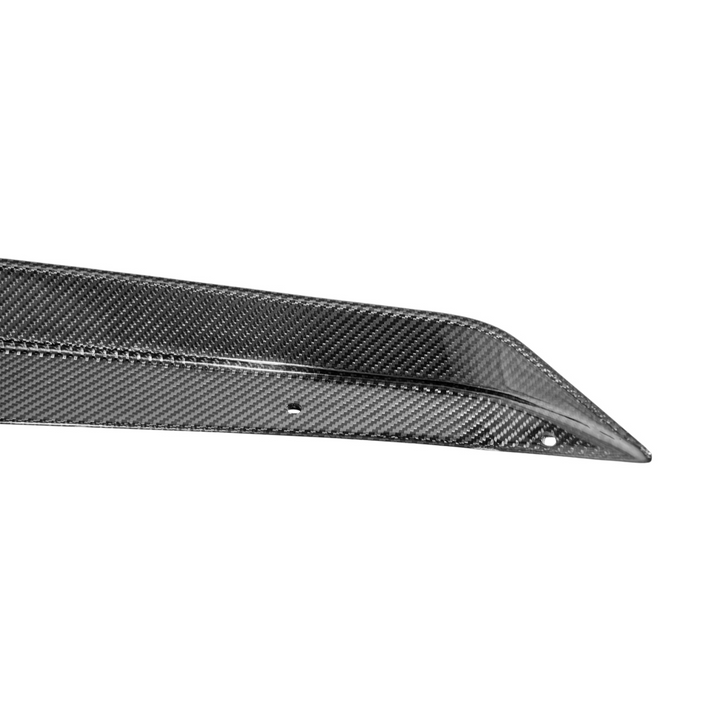 Corvette C8 Z06 DRY CARBON FIBER 1.5" Extended Rear Wing Wickerbill Winglets
