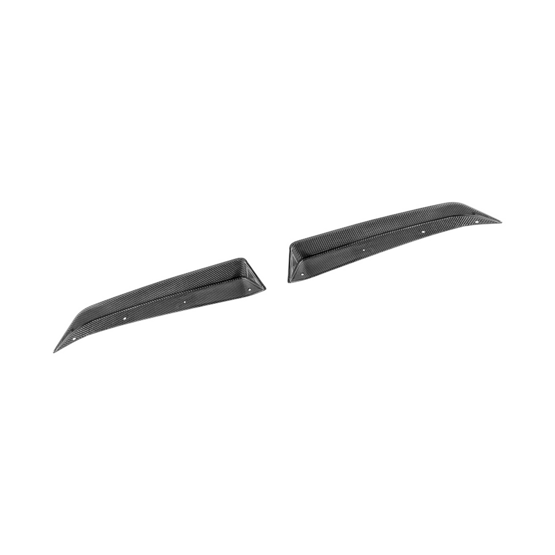 Corvette C8 Z06 DRY CARBON FIBER 1.5" Extended Rear Wing Wickerbill Winglets