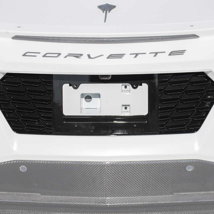 Chevrolet Corvette C8 License Plate Backing