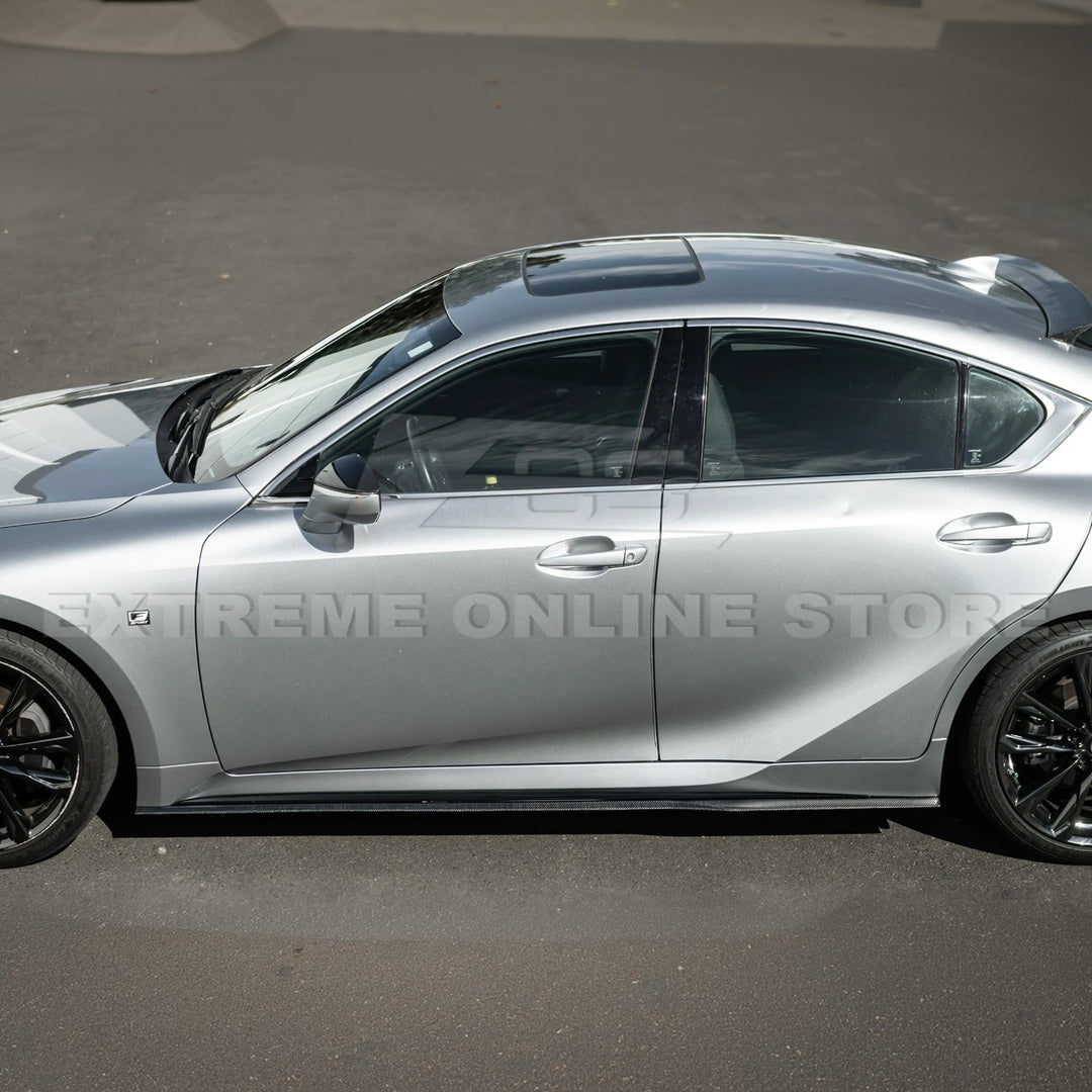 2021-Up Lexus IS Novel Style Front Lip Splitter &amp; Side Skirts