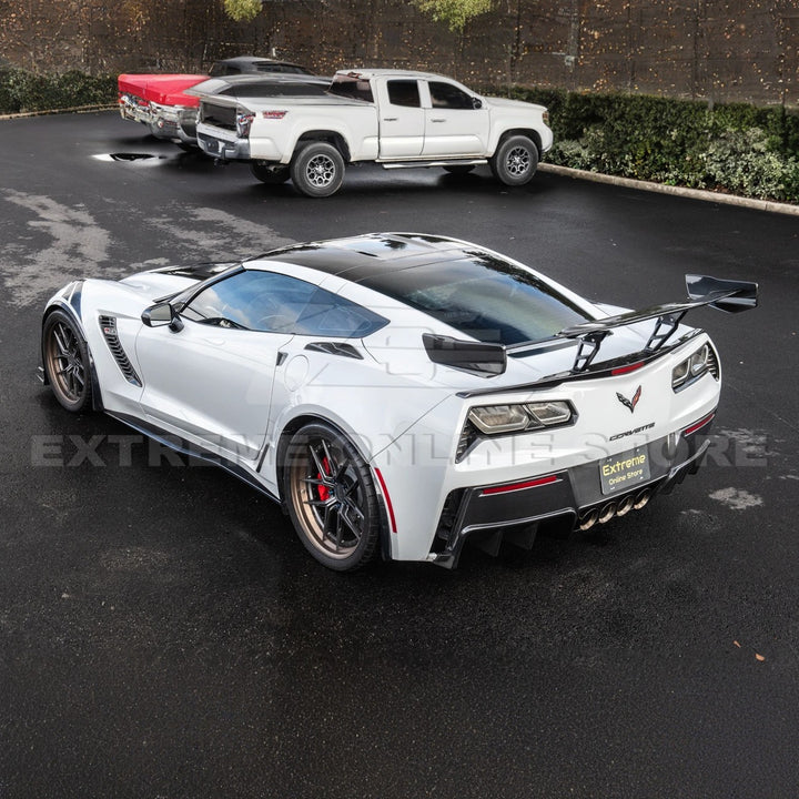 Corvette C7 ZR1 ZTK Conversion Rear Spoiler High Wing