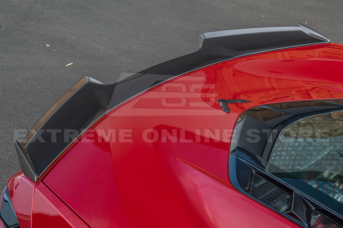 Corvette C8 Z06 Carbon Fiber Rear Trunk Ducktail Wing Spoiler
