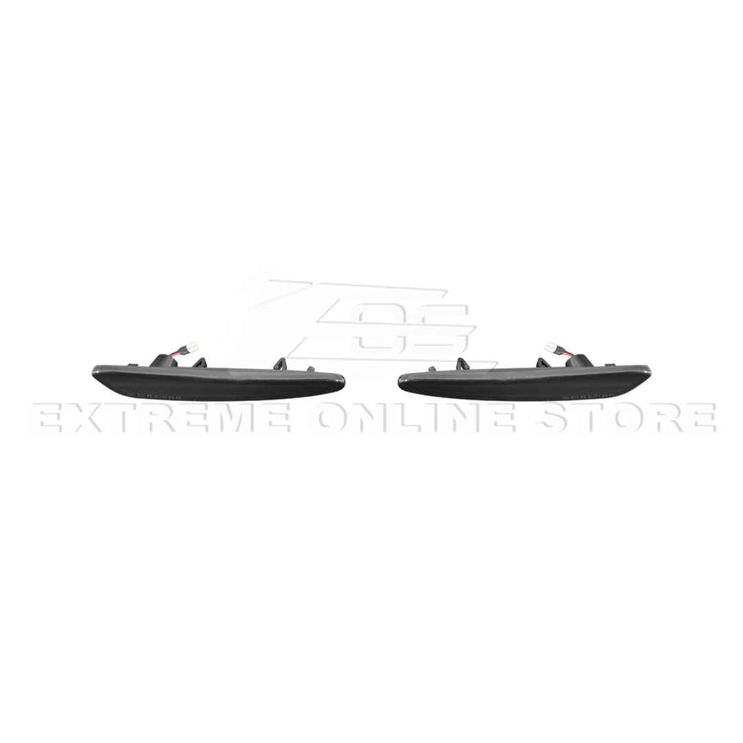 Corvette C6 Front &amp; Rear Amber Light LED Side Markers Pair