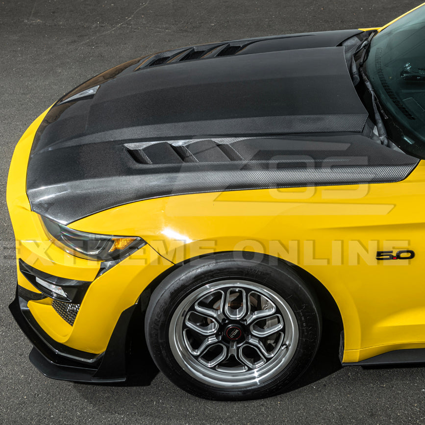 2015-17 Ford Mustang Terminator Style Front Hood Vented Cover