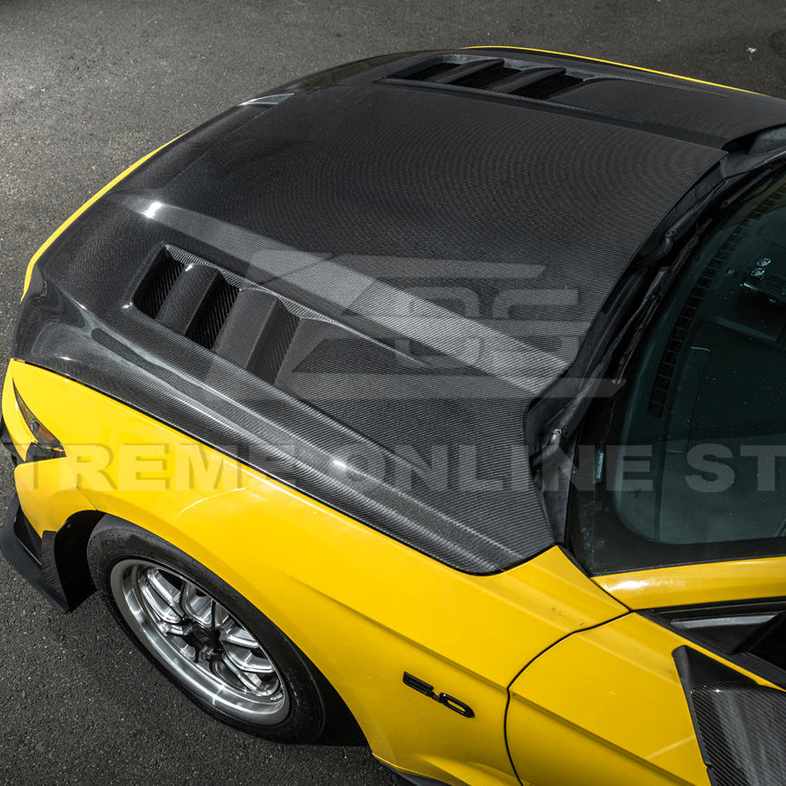 2015-17 Ford Mustang Terminator Style Front Hood Vented Cover