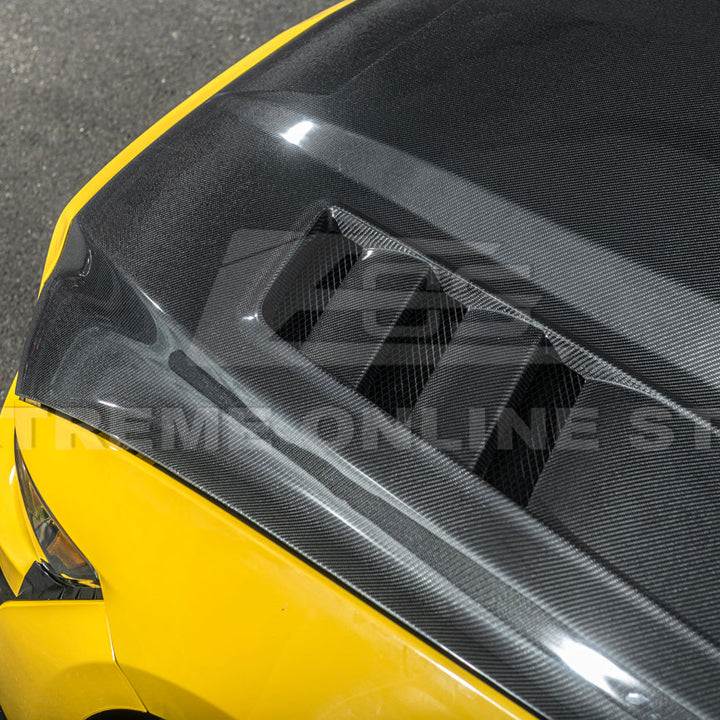 2015-17 Ford Mustang Terminator Style Front Hood Vented Cover