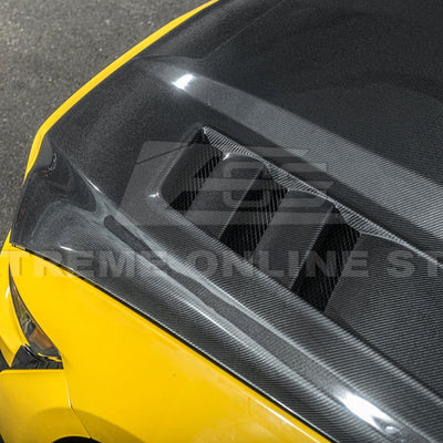 2015-17 Ford Mustang Terminator Style Front Hood Vented Cover