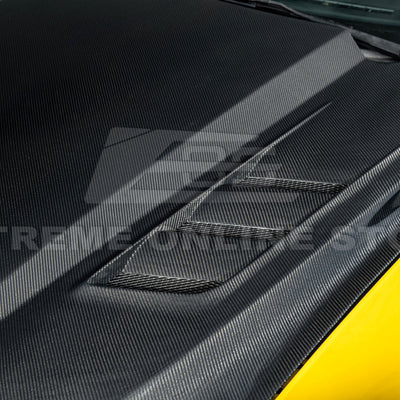 2015-17 Ford Mustang Terminator Style Front Hood Vented Cover