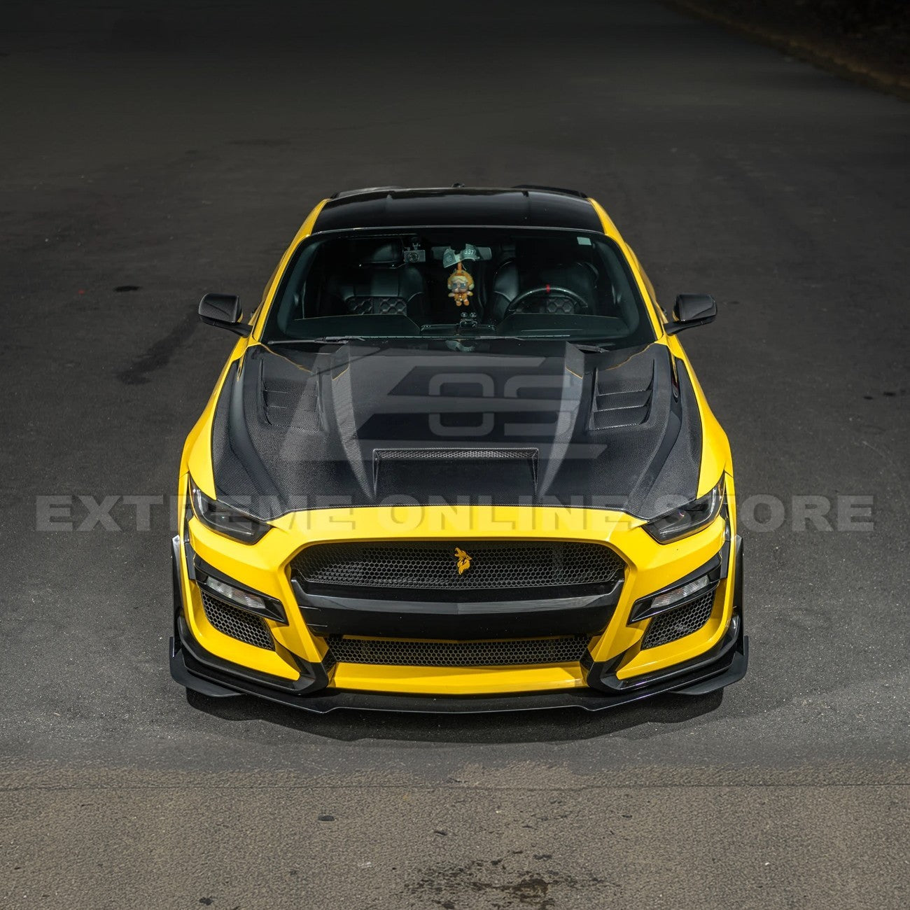 2015-17 Ford Mustang Terminator Style Front Hood Vented Cover