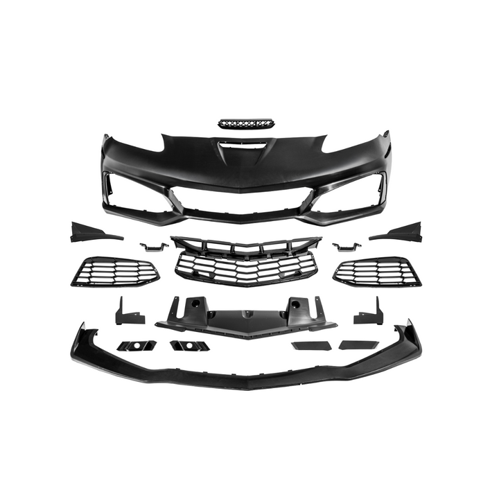 2005-2013 Corvette C6 Base | C7 ZR1 Style Primed Front Bumper Conversion Kit