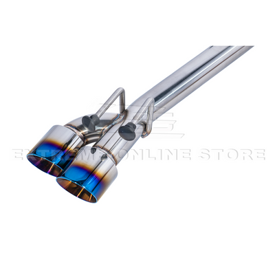 2025-Up Toyota Camry Muffler Delete Single Exit | Burnt Tip Axle Back Exhaust