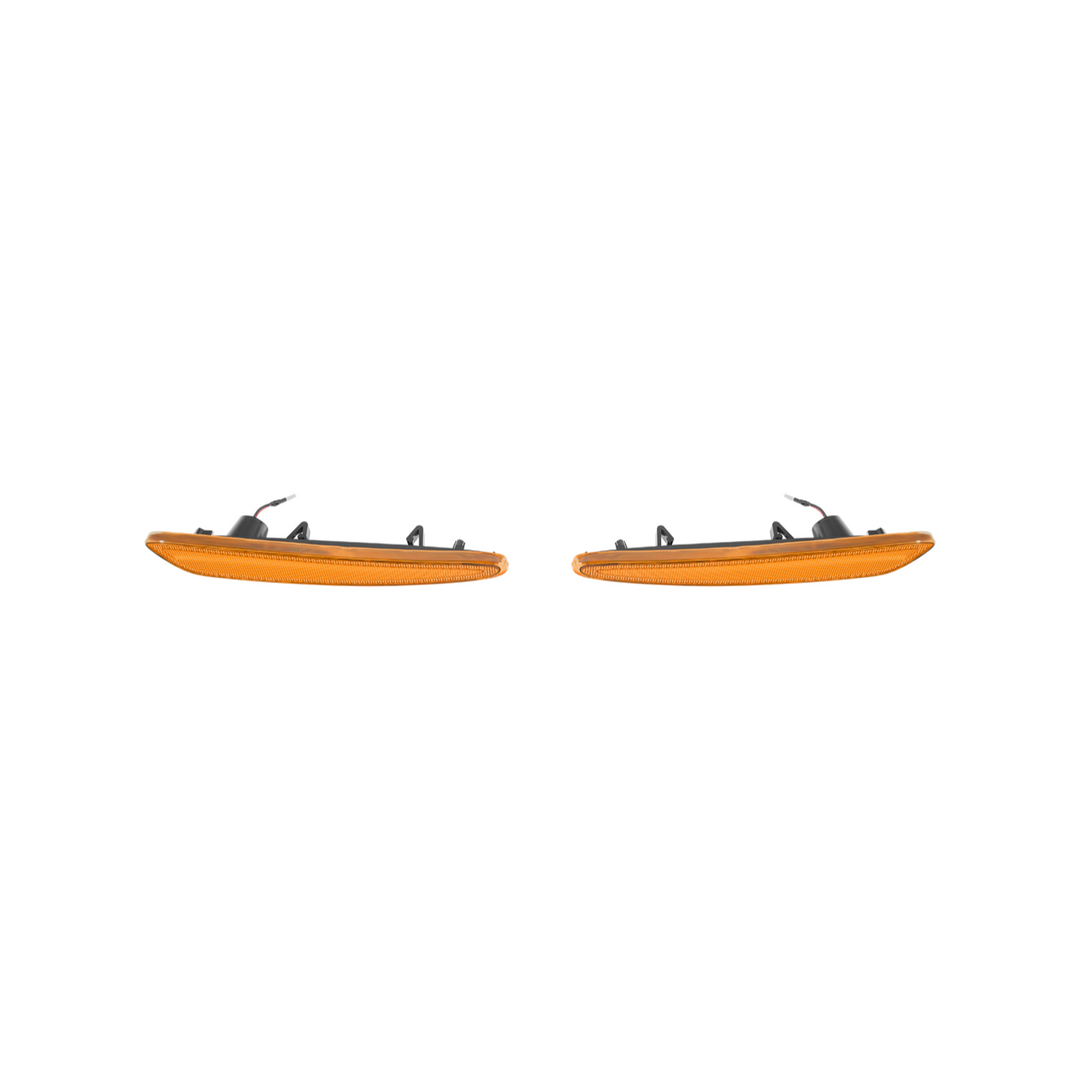 Corvette C6 Front &amp; Rear Amber Light LED Side Markers Pair