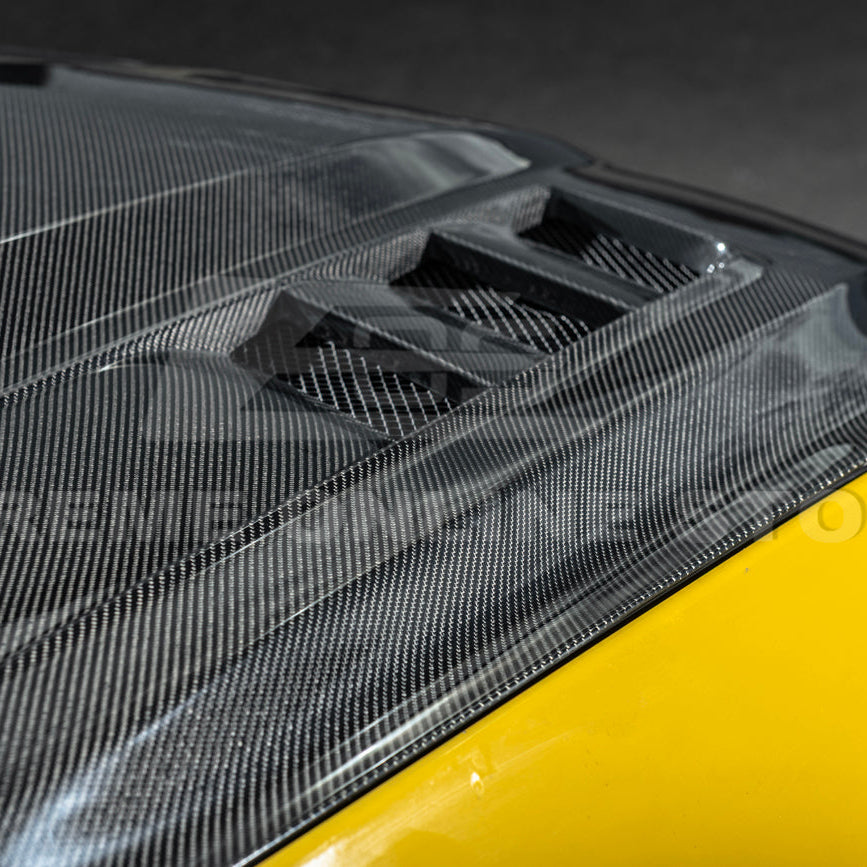 2015-17 Ford Mustang Terminator Style Front Hood Vented Cover