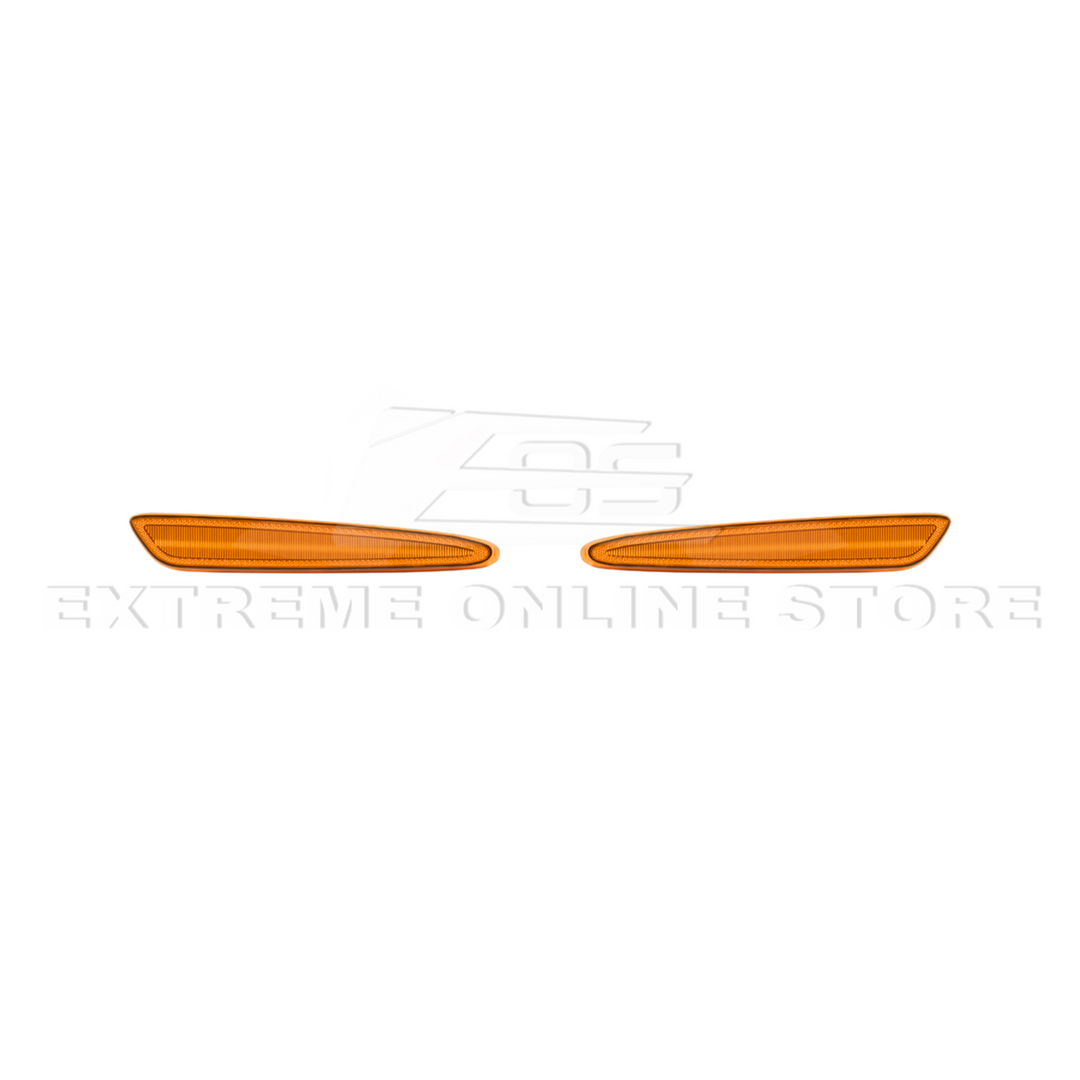 Corvette C6 Front Amber Light LED Side Markers Pair