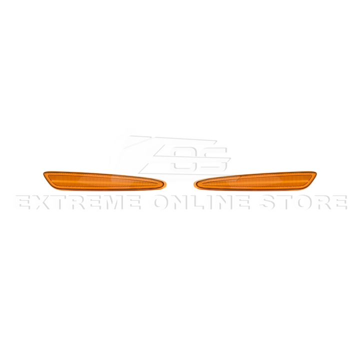 Corvette C6 Front Amber Light LED Side Markers Pair