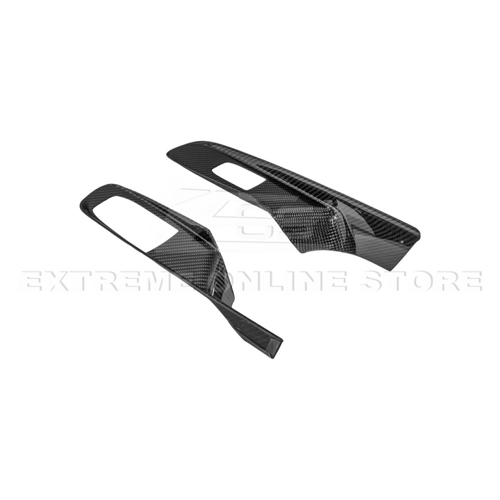 Corvette C8 Coupe DRY CARBON FIBER Side Window Switch Control Panel Cover