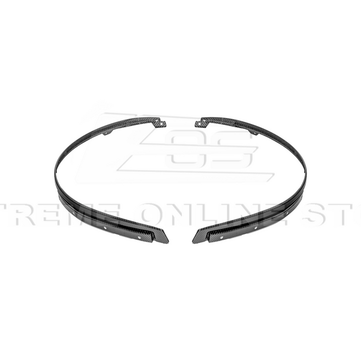 2024-Up Ford Mustang S650 Dry CARBON FIBER Front Quarter Fender Flare Extension