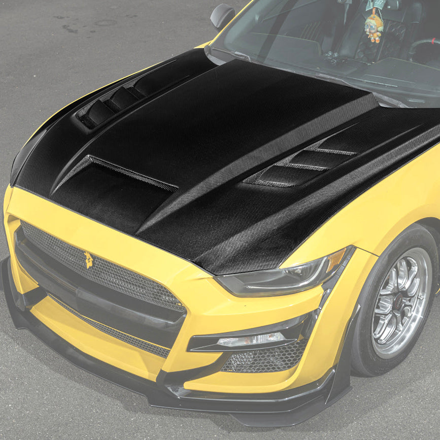 2015-17 Ford Mustang Terminator Style Front Hood Vented Cover