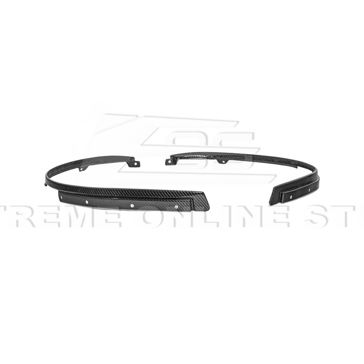 2024-Up Ford Mustang S650 Dry CARBON FIBER Front Quarter Fender Flare Extension