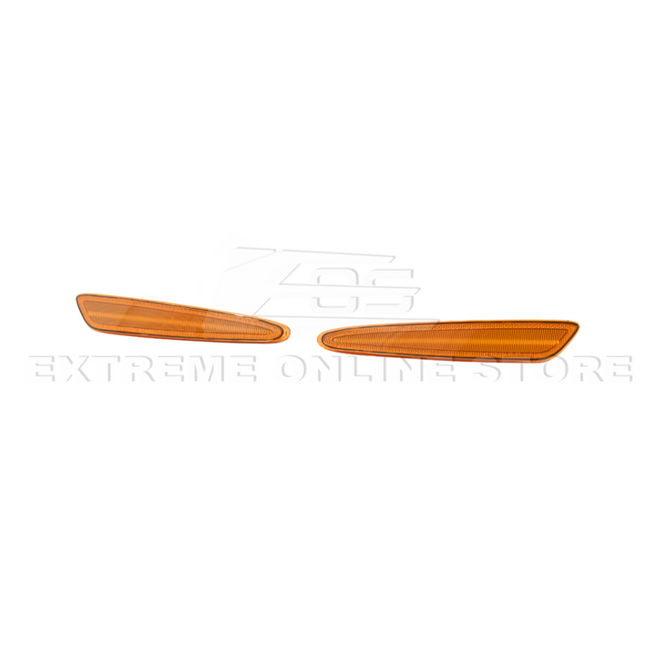 Corvette C6 Front Amber Light LED Side Markers Pair