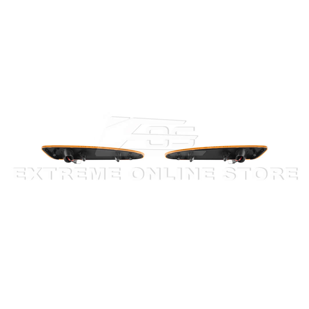 Corvette C6 Front Amber Light LED Side Markers Pair