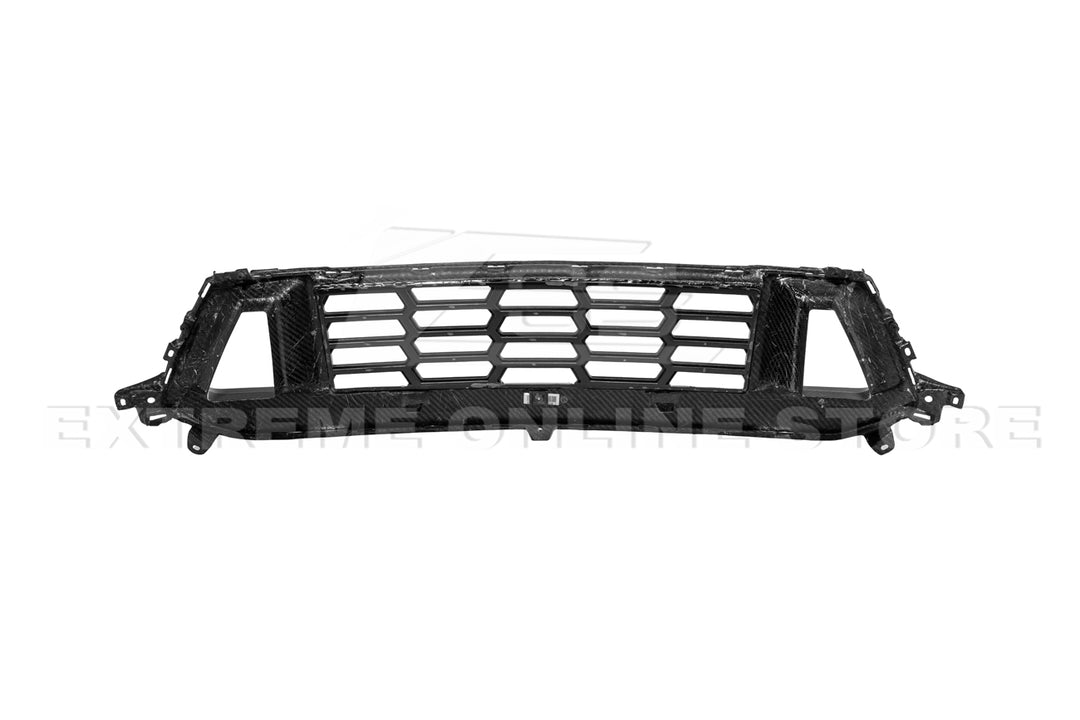 2024+ Ford Mustang GT  Replacement Dry Carbon Fiber Front Grille Cover