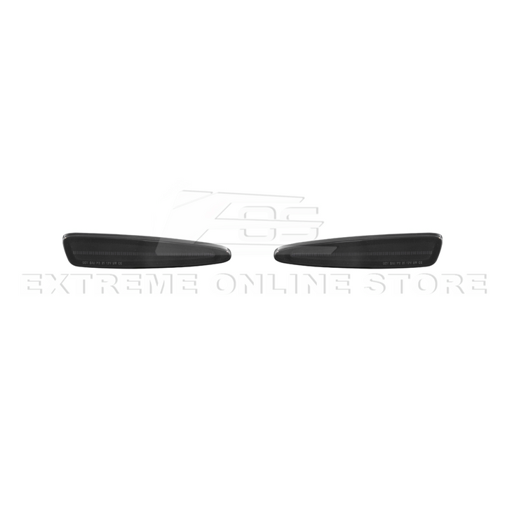 Corvette C6 Front &amp; Rear Amber Light LED Side Markers Pair