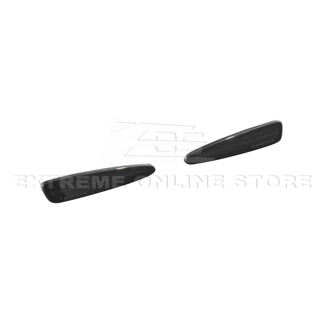 Corvette C6 Front &amp; Rear Amber Light LED Side Markers Pair